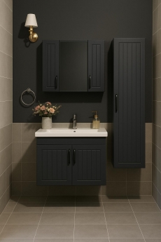 Lima Antrasit Banyo Dolabı