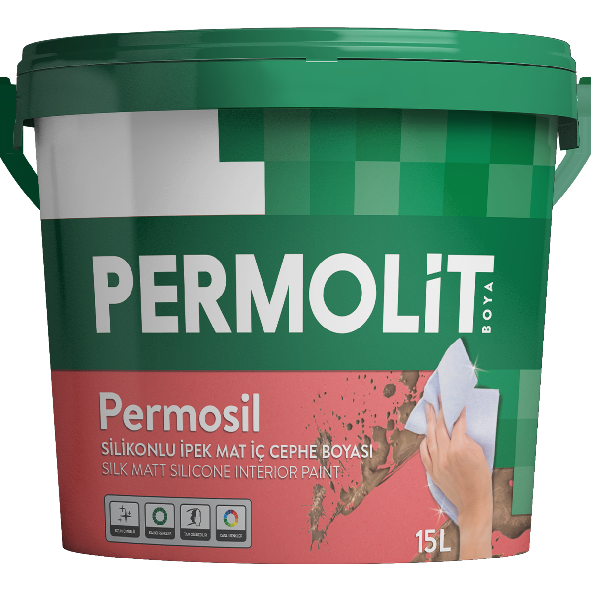 Permosil Silikonlu İpek Mat